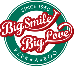 since 1950 Big smile Big love PEEK☆A☆BOO